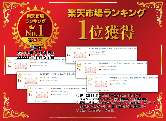 楽天ランキング1位